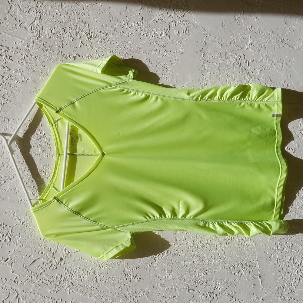 Tangerine V neck shirt size S